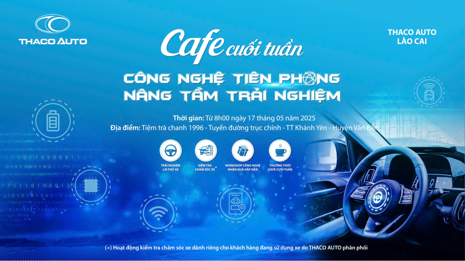 CUỐI TUẦN LÁI THỬ - THƯỞNG CAFE - NHẬN ƯU ĐÃI
