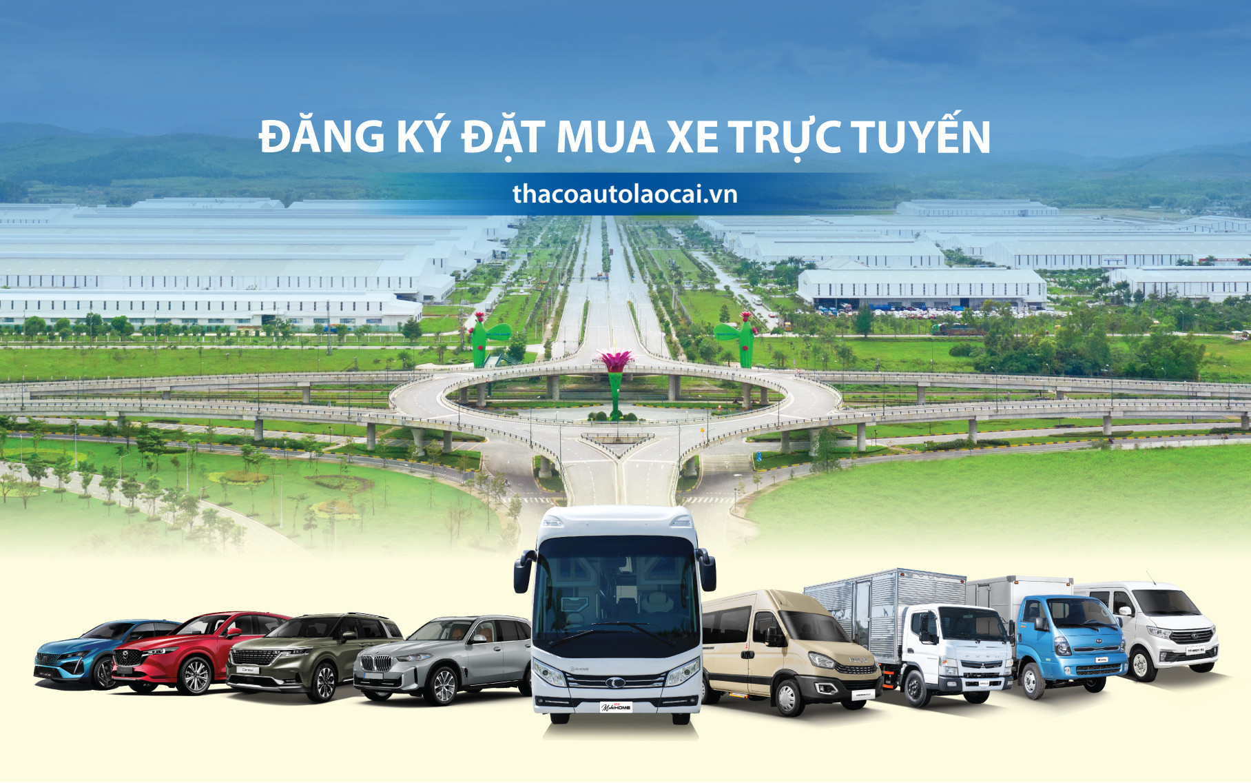 TRẢI NGHIỆM TÍNH NĂNG MUA XE  TRỰC TUYẾN  TRÊN WEBSITE THACO AUTO LÀO CAI